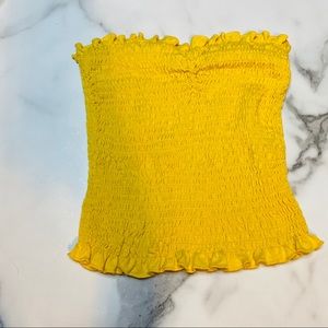 Yellow Tube Top